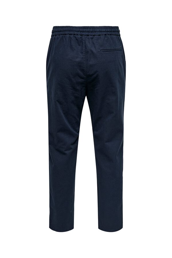 Only & Sons Linen trousers blue