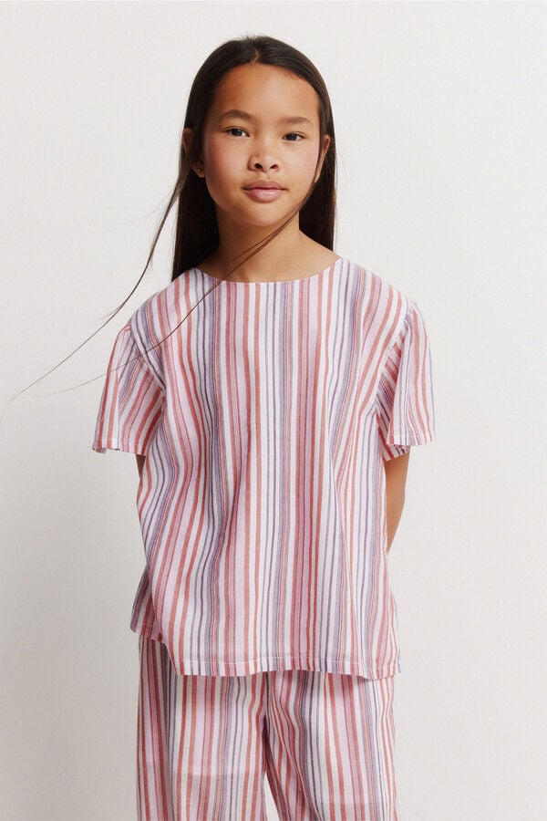 Springfield Kids Lurex pantalone za devojčice Ljubičasta