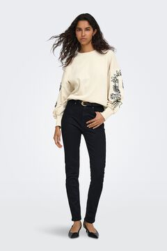 Only Sweatshirt mit Stickereidetails