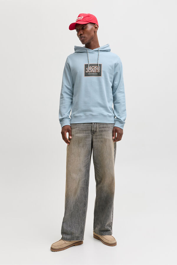 Jack & Jones Sweatshirt capuz azul