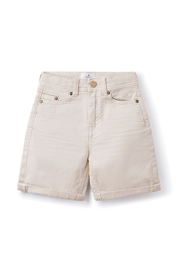 Springfield Boys' Bermuda shorts with 5 pockets natural