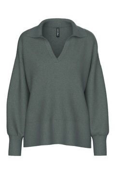 Pieces Trikot im Poloshirt -Stil