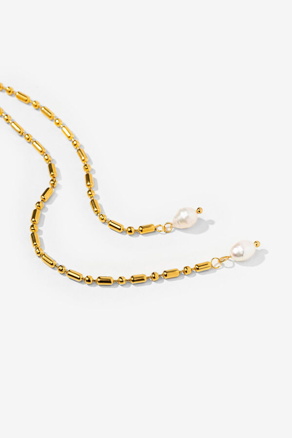 Tiffosi Pearl necklace jaune