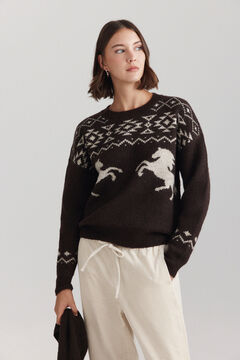 Springfield Jacquard horse jumper