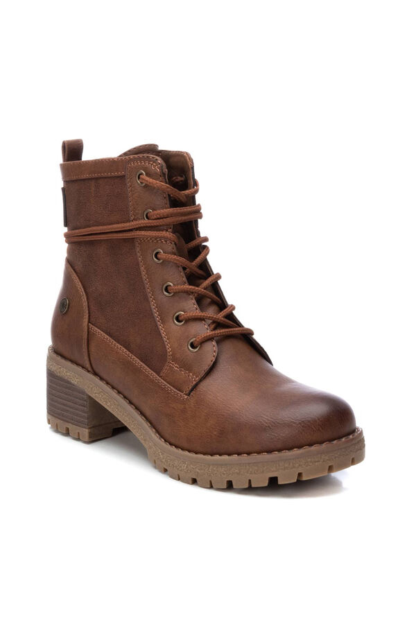 Refresh Lace-up heeled boot mink