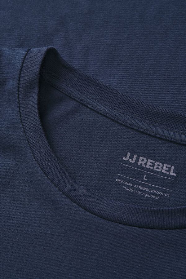 JJ REBEL Printed short sleeve T-shirt blue