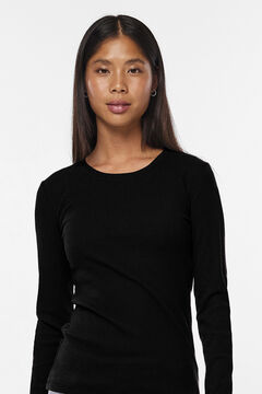 Pieces T-shirt riscas manga comprida