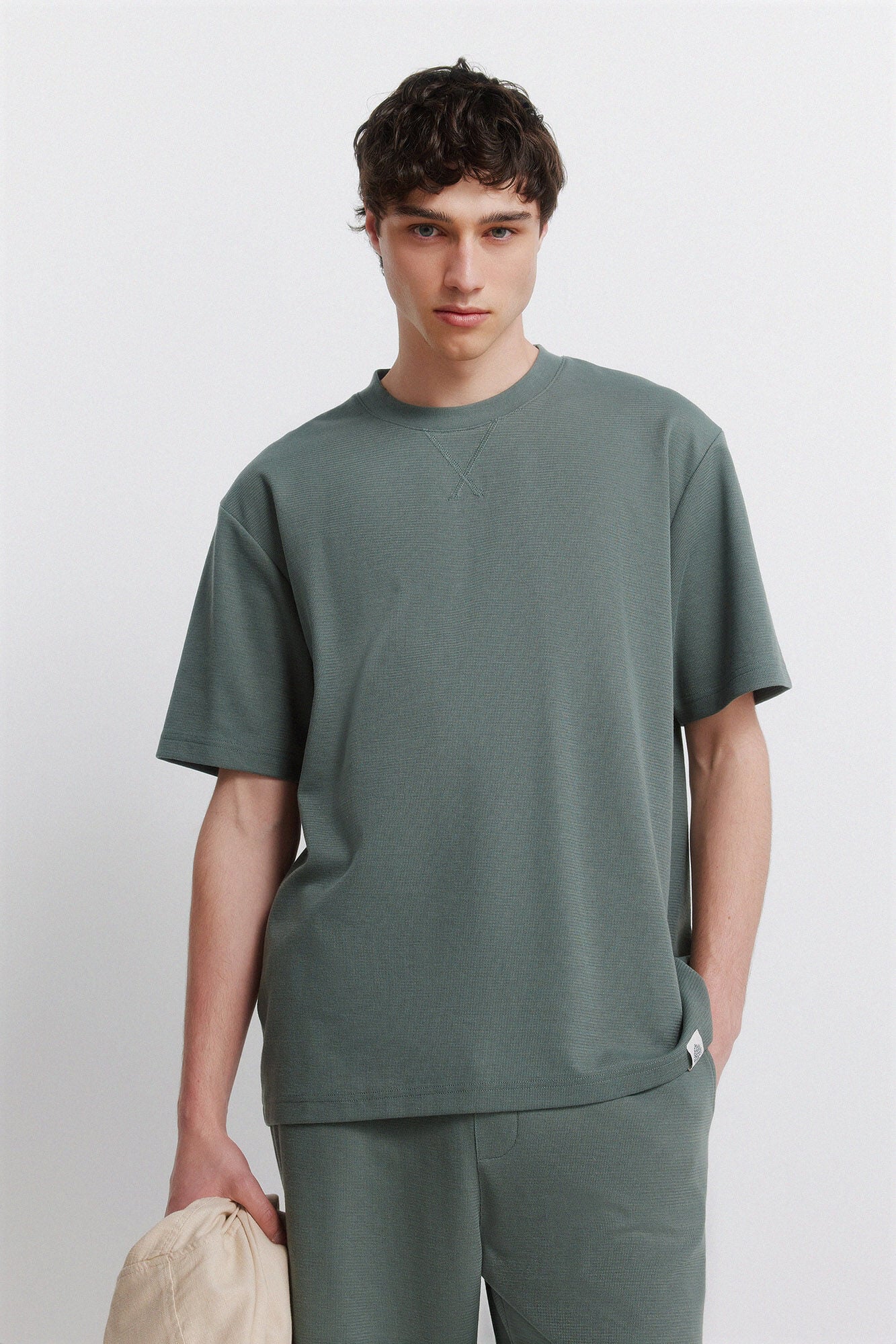 Springfield Camiseta waffle