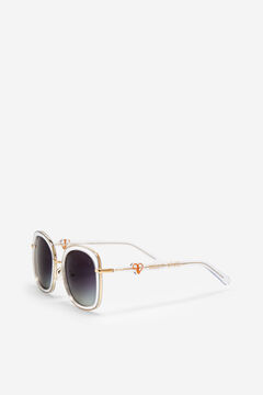 Springfield Gafas de sol Glitter Valeria Mazza transparente blanco