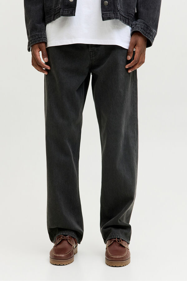 Jack & Jones Jeans cl&aacute;sicos corte recto negro