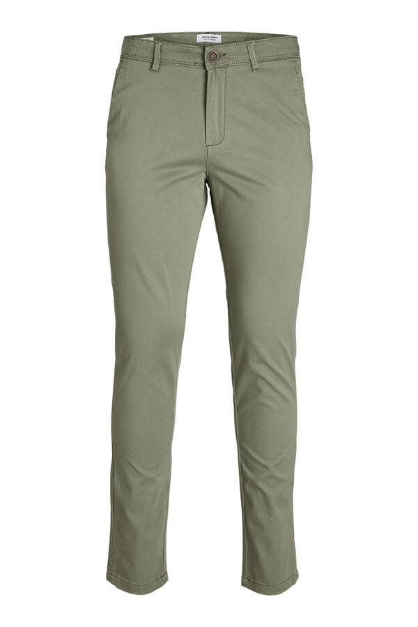 Jack & Jones Pantal&oacute;n chino slim verde