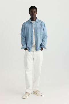 Springfield Surchemise en jean coupe overshirt