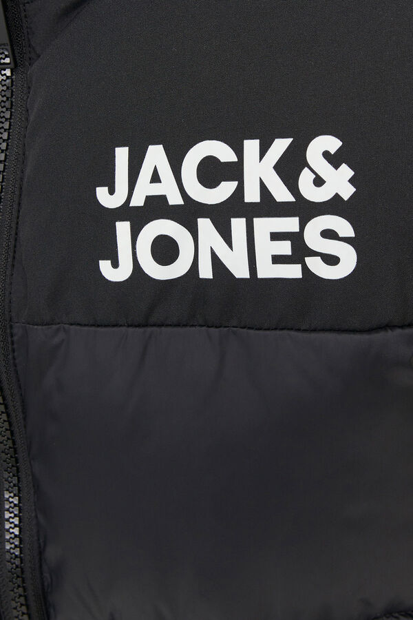 Jack & Jones Junior Colete acolchoado preto