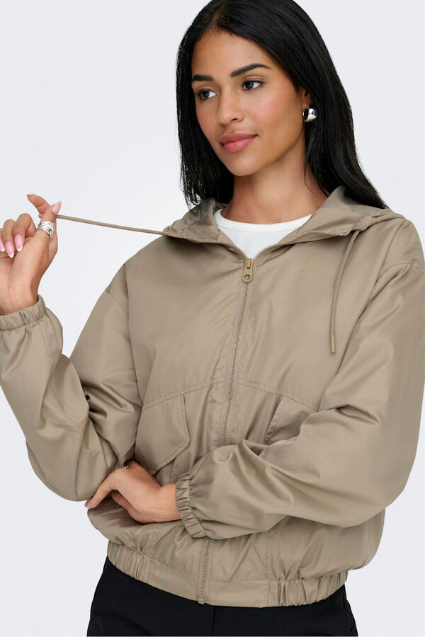 Only Hooded jacket bleu