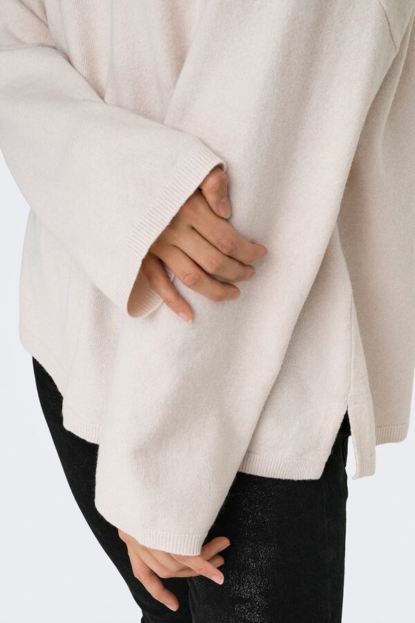 Only Round neck jumper grey