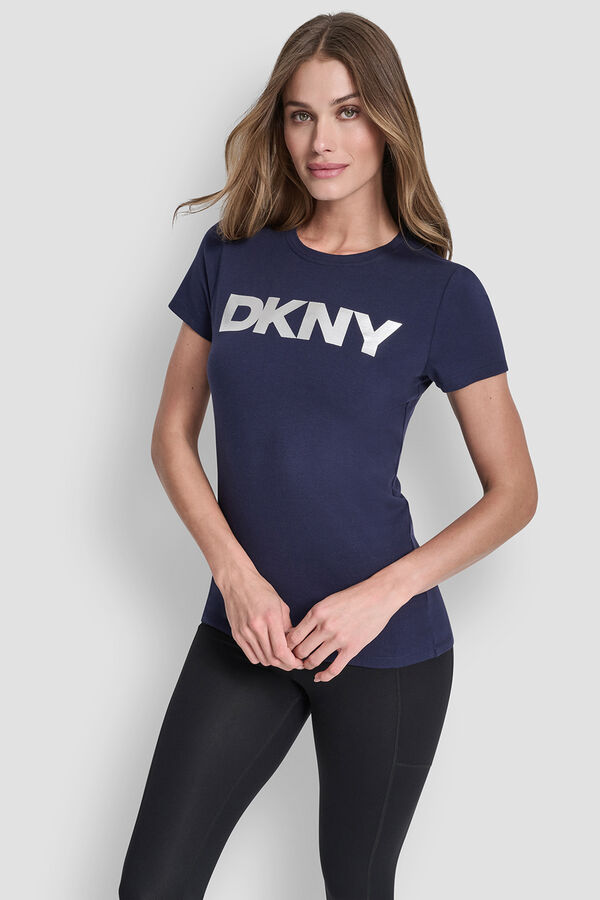 DKNY Logo T-shirt blue
