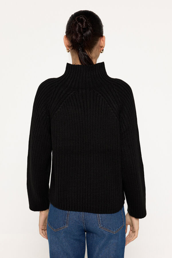 Brave Soul jersey-knit knit sweater black