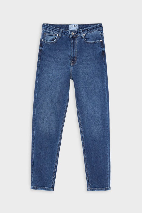 Springfield Jeans Slim Mom azul oscuro