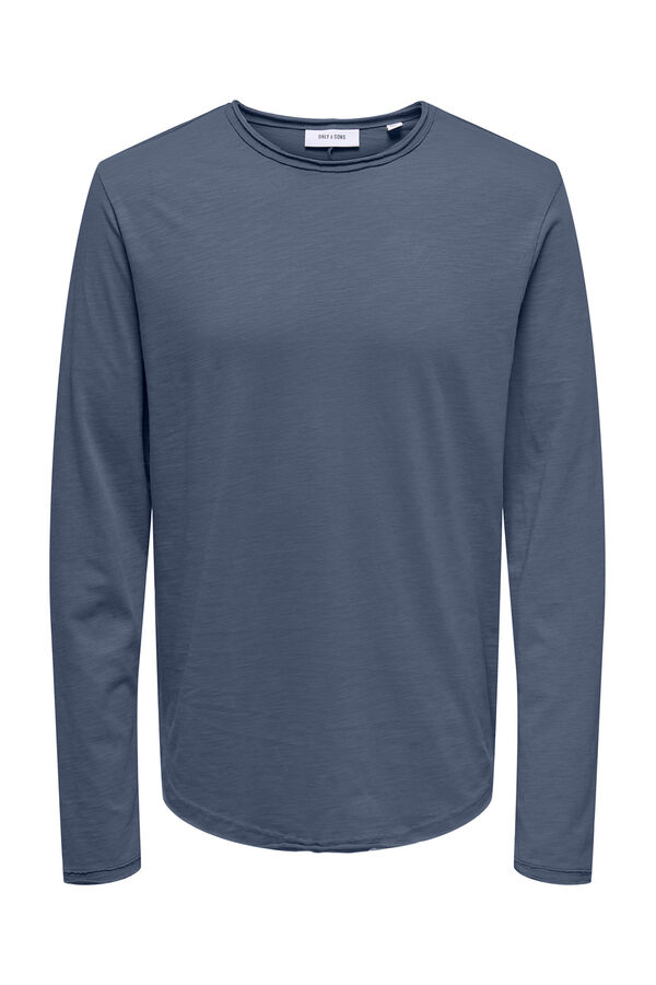 Only & Sons Camiseta manga larga azul