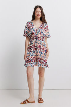Springfield Printed short dress