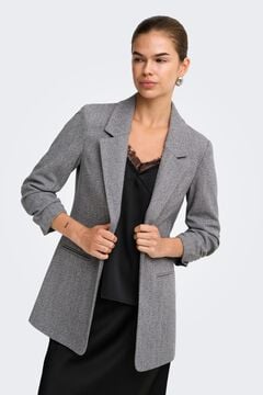 Only Blazer abierta manga remangada