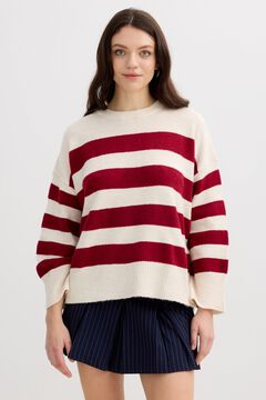 Inside Striped round neck jumper