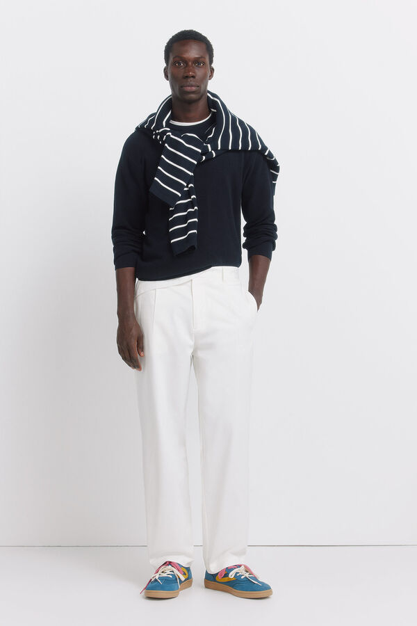 Springfield basic structured jersey blue