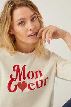 Springfield Sweatshirt &bdquo;Mon coeur&ldquo; grey