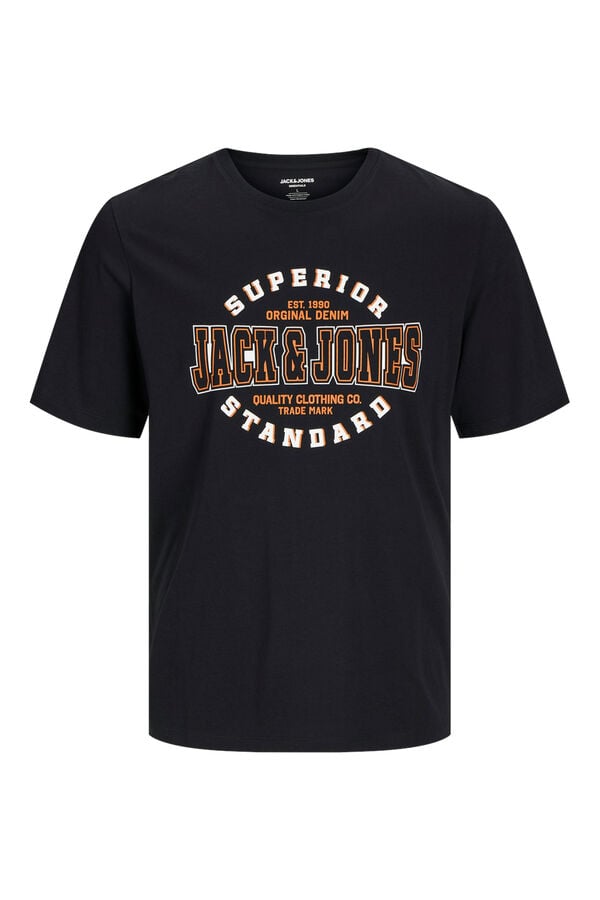 Springfield Camiseta estándar fit negro