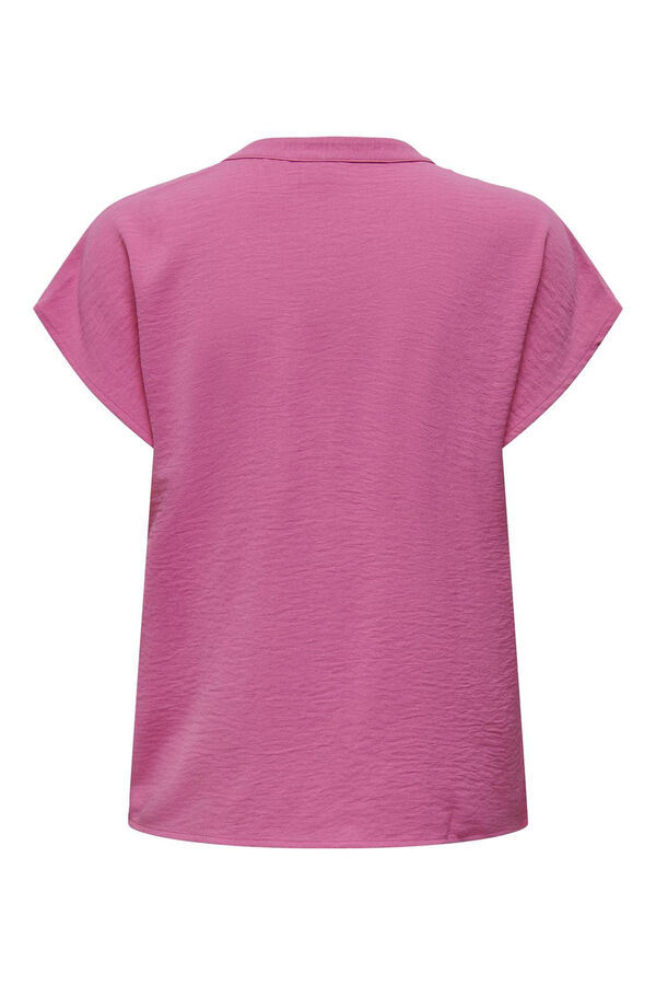 Springfield Plain V-neck blouse  lilac