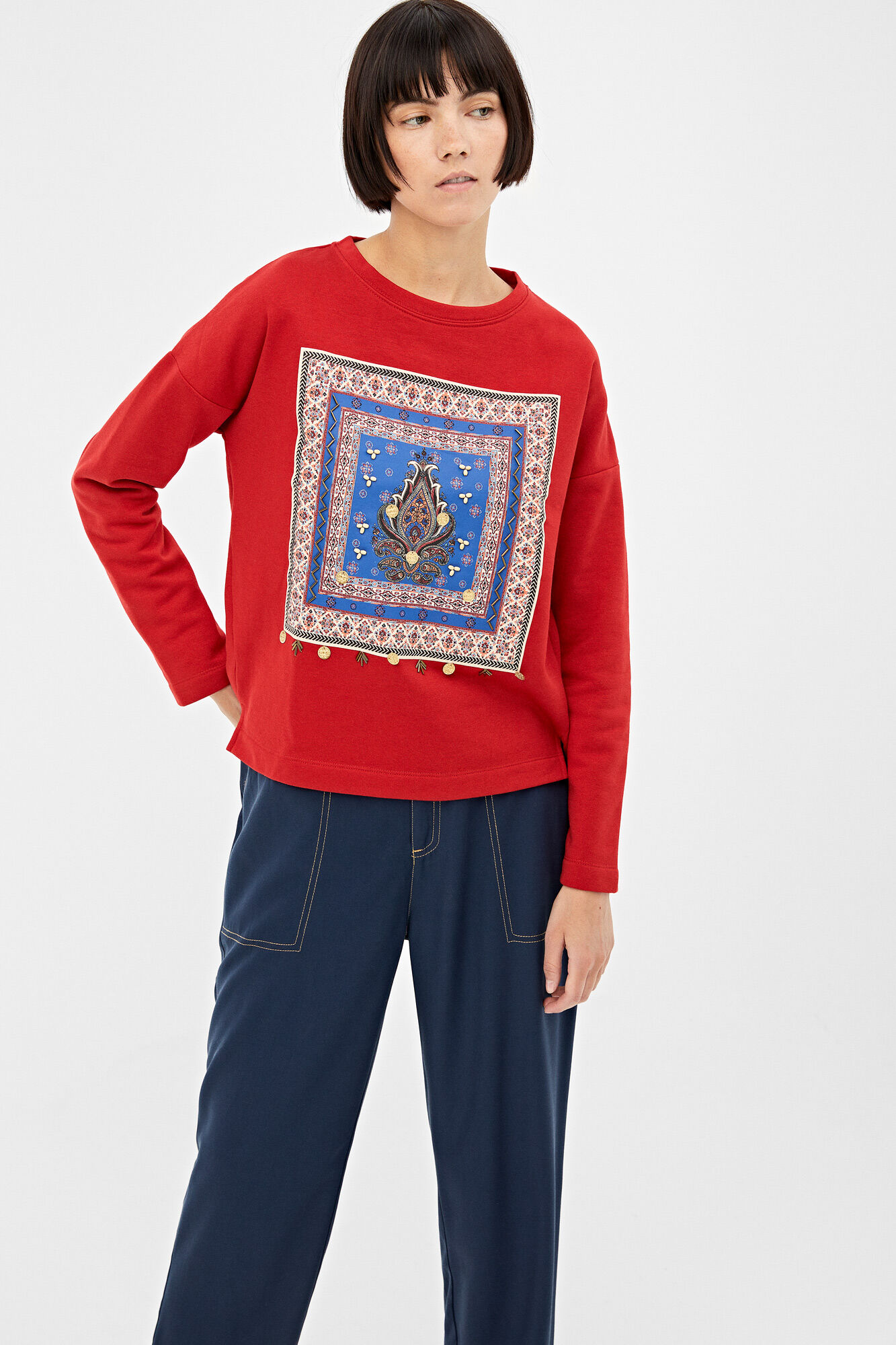 sudaderas springfield mujer