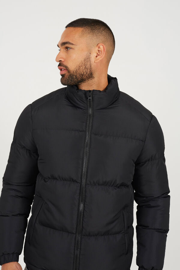 Brave Soul Puffer jacket black