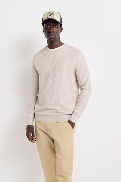 Springfield Textured jumper brown