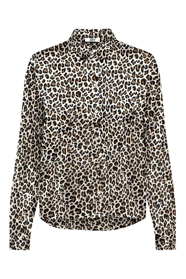 JDY Satin-Finish shirt white