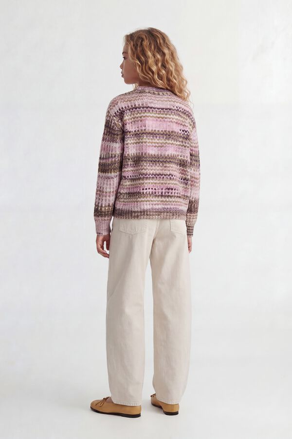 Jack & Jones Girl Loose round neck jumper brown