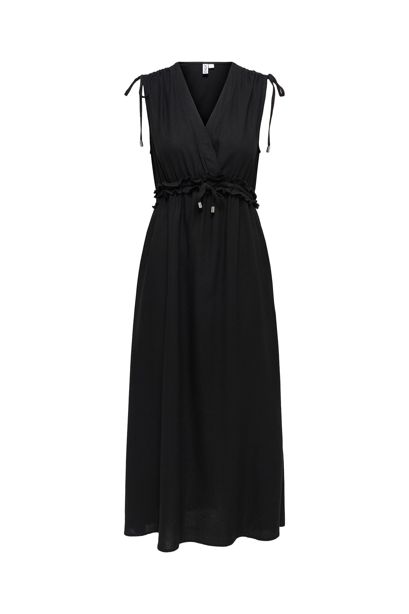 Only Vestido comprido de linho