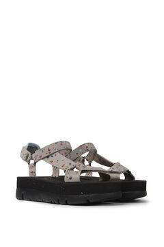 Springfield Women's multi-coloured recycled PET sandals  grey