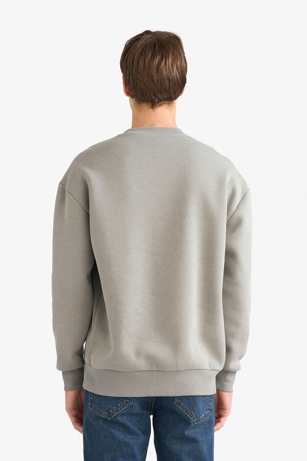 DeFacto Round neck sweatshirt grey