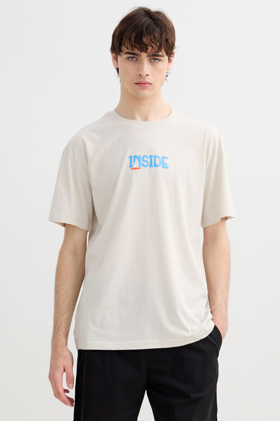 Camiseta oversize de manga corta