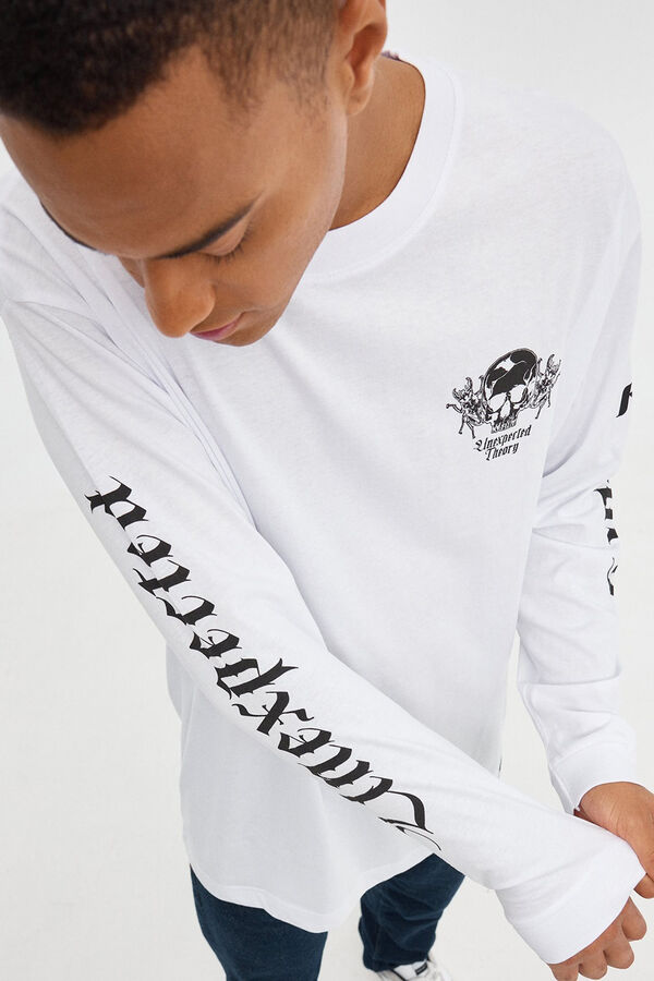 Inside T-Shirt Print Weiß