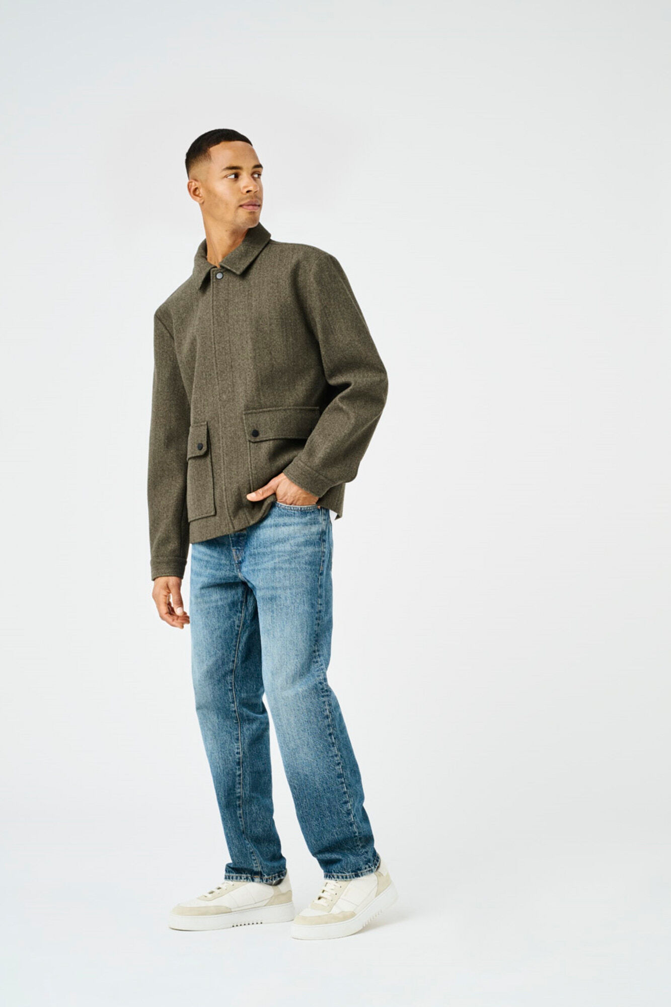 Only & Sons Abrigo de pa&ntilde;o corto