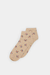 Springfield Calcet&iacute;n corto zorros tostado