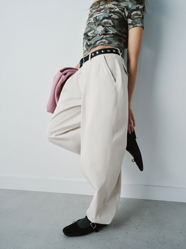 High Spirits Bloom Trousers marfil