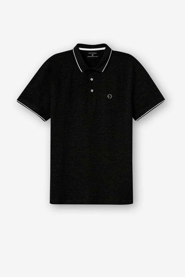 Tiffosi Piqu&eacute; Polo Shirt black