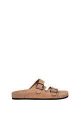 Paez Paez Sandal Bio Vegan Suede Sand nude