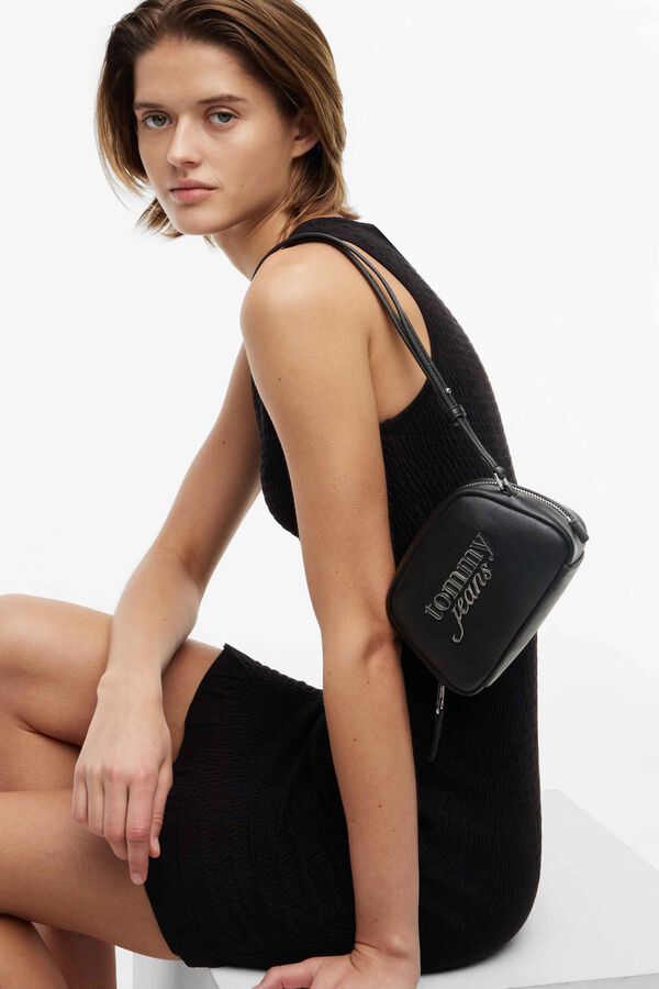 Tommy Jeans Bolso bandolera negro