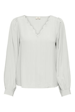 JDY Blusa manga comprida fluida