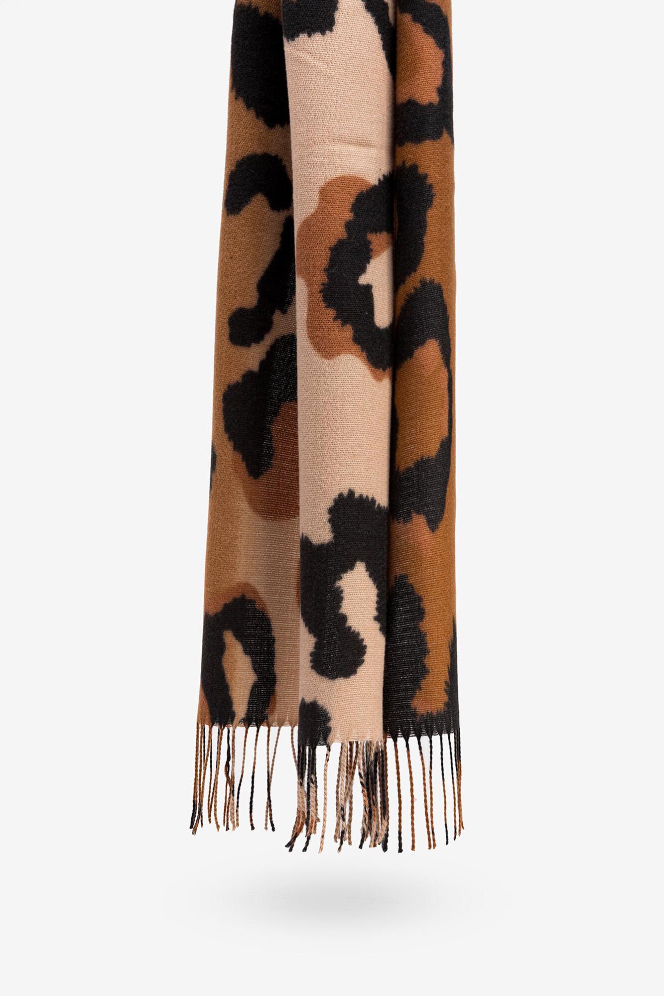 Tiffosi Bufanda Estampada Con Flecos