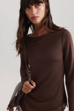 Springfield Asymmetric fine lace jumper