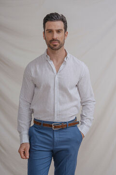 Celopman Camisa de riscas